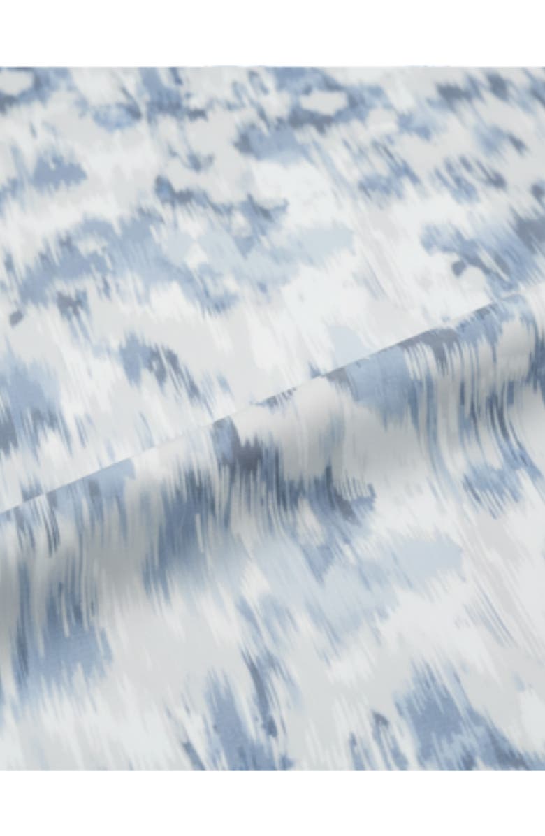 Report Collection Abstract Print Camp Shirt, Alternate, color, Periwinkle