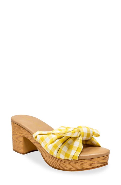 Knot Top Platform Sandal (Women)