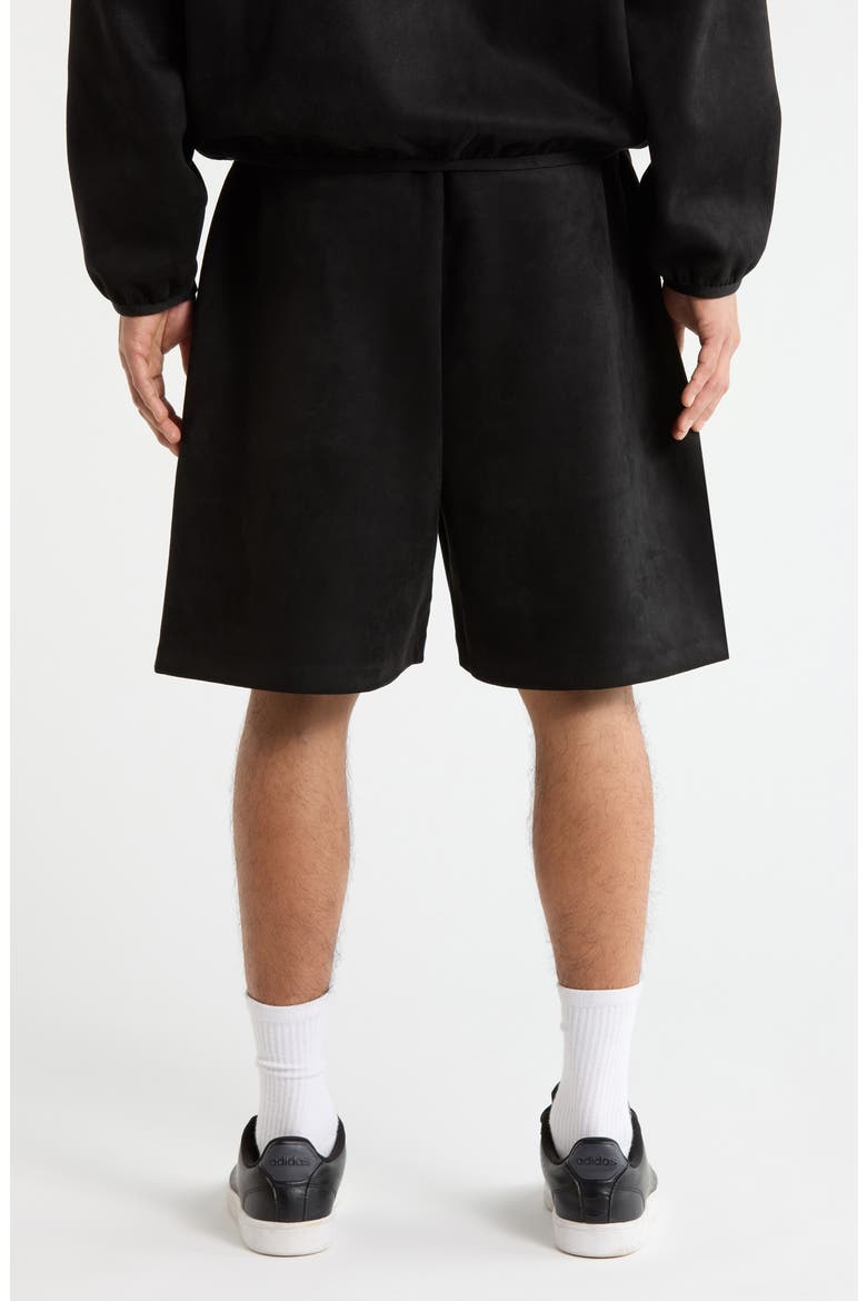 Relaxed Fleece Sweat Shorts, Alternate, color, VINTAGE BLACK