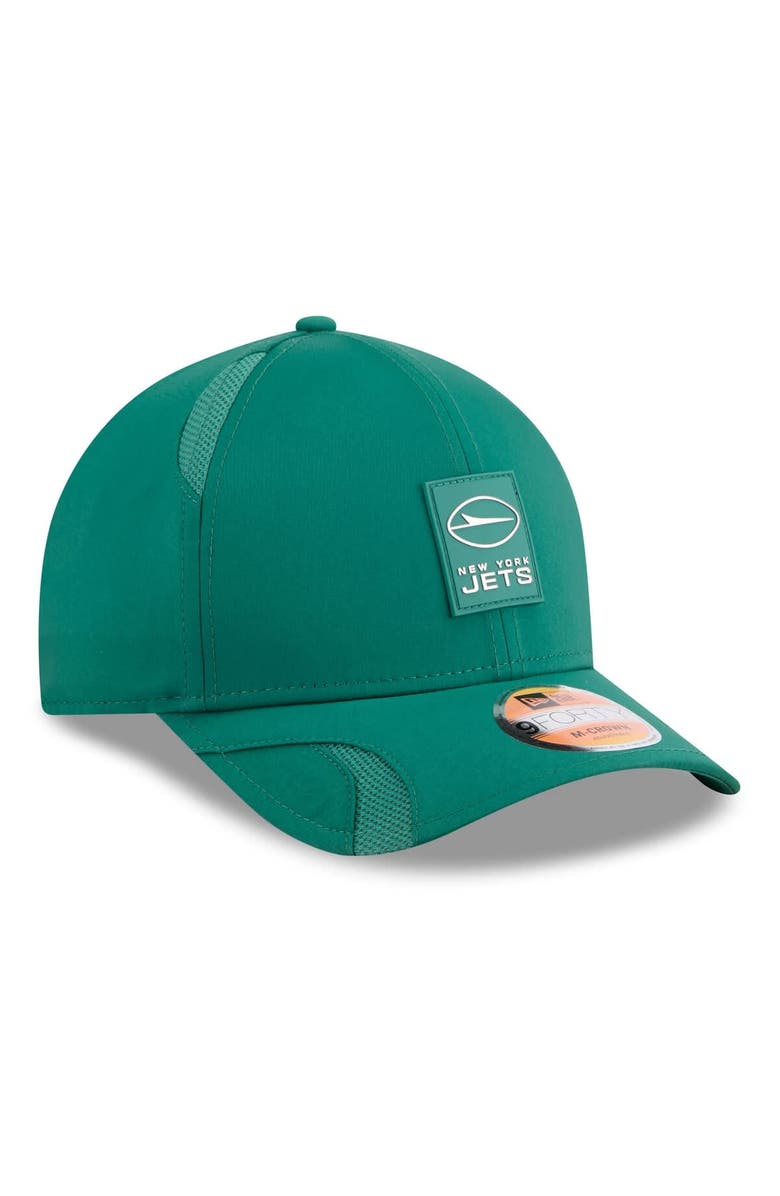 New Era Men's New Era Green New York Jets 2025 Sideline  M-Crown 9FORTY Adjustable Hat, Alternate, color, Green