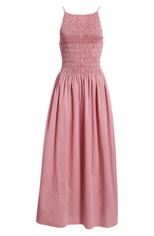 Faithfull The Brand Laia Sleeveless Smocked Maxi Dress