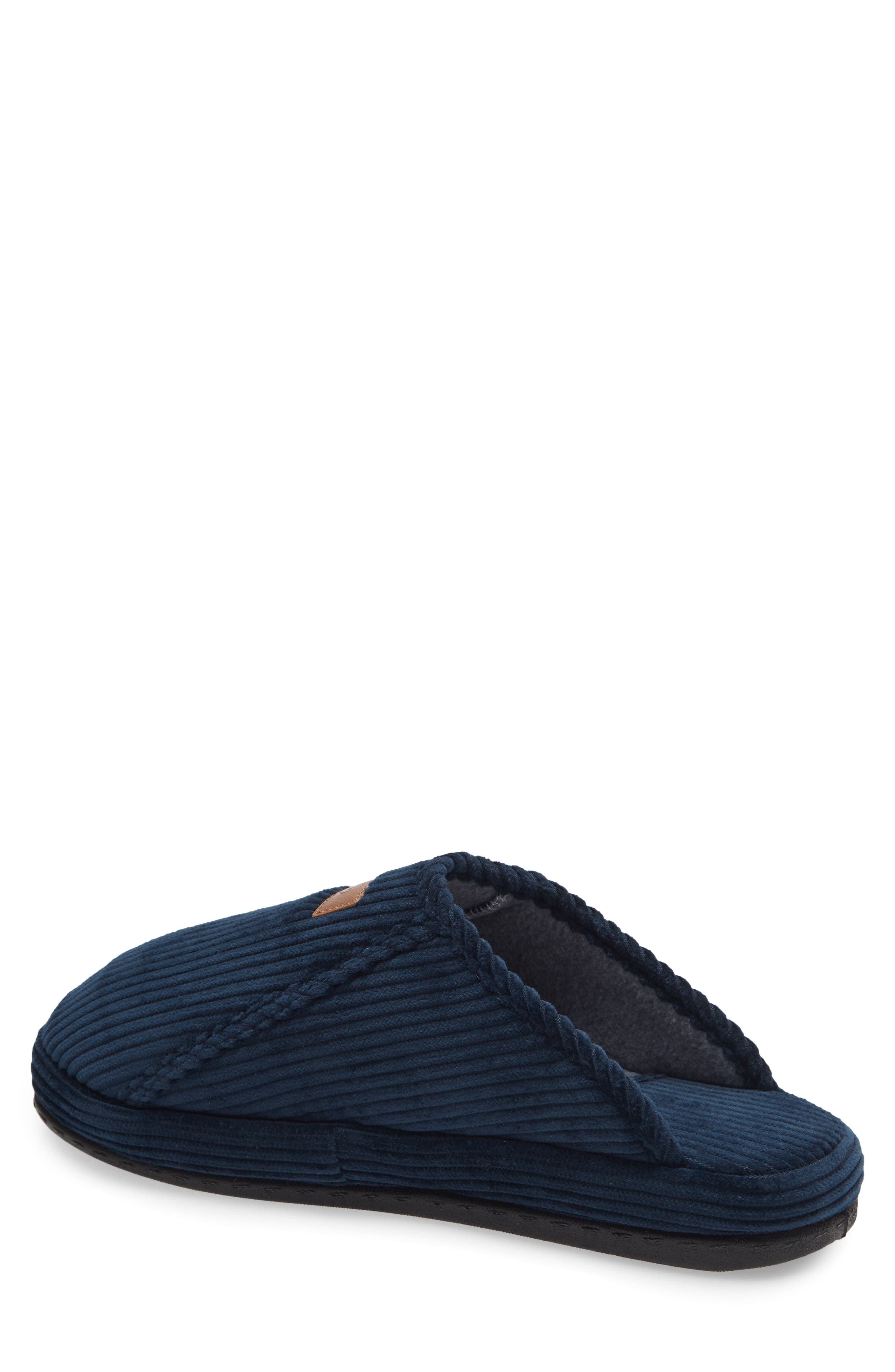 Laze Scuff Slipper, Alternate, color, NAVY