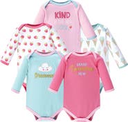 Luvable Friends Everyday Cotton All-In-One Garment with Long Arms