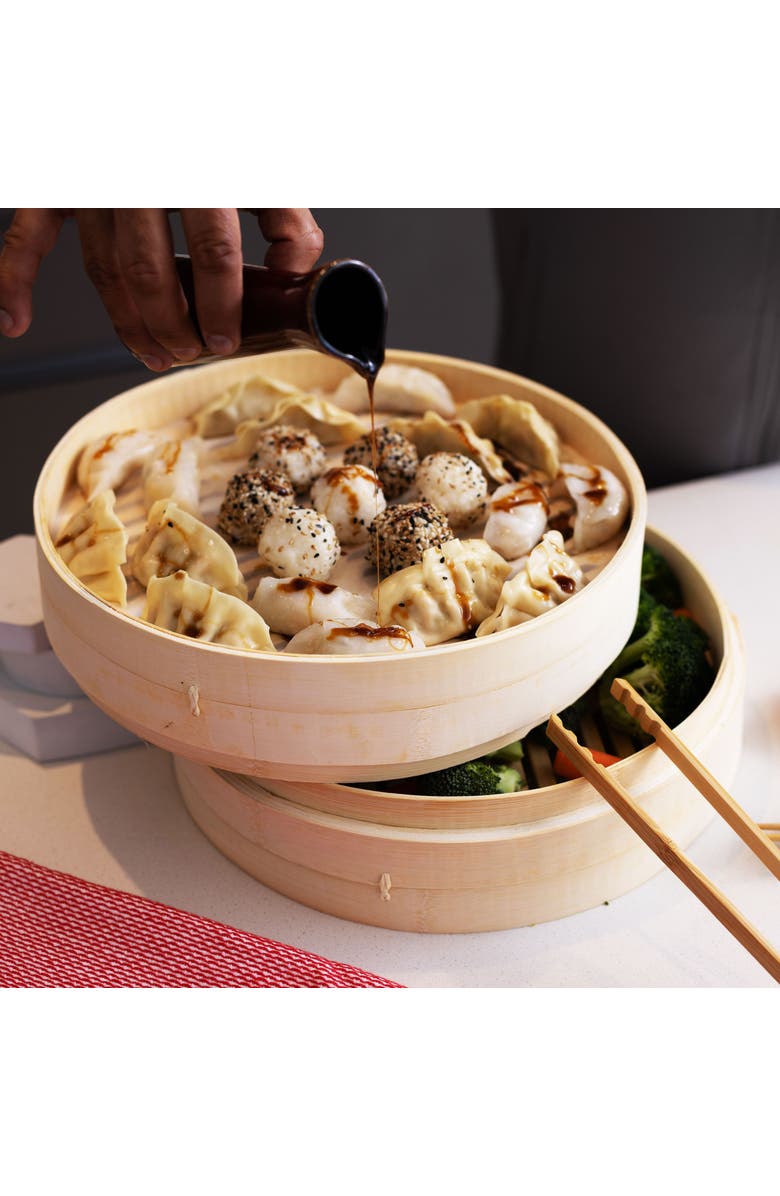 JOYCE CHEN 2-Tier Steamer Baskets, Alternate, color, Bamboo