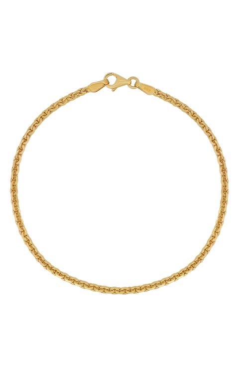 Round Link Chain Bracelet