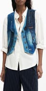 Desigual Patchwork Denim Vest