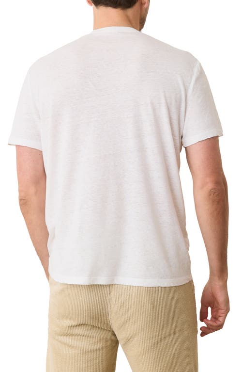 Marine Layer Relaxed Fit Hemp & Cotton T-shirt In White