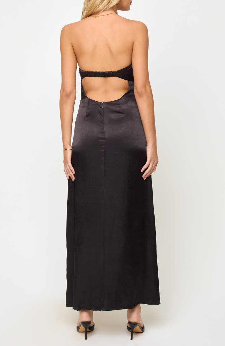 LSPACE Spring in Love Strapless Dress, Alternate, color, After Midnight