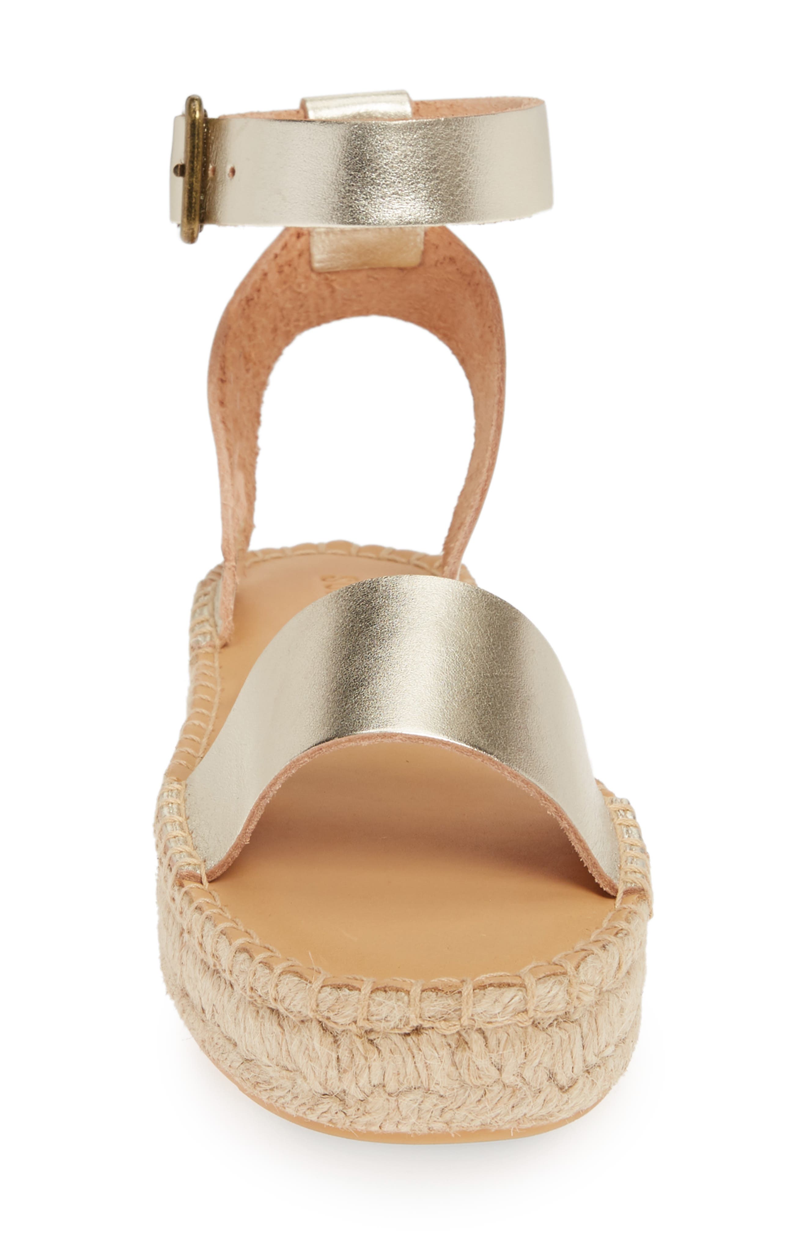 Cadiz Espadrille Sandal, Alternate, color, PLATINUM