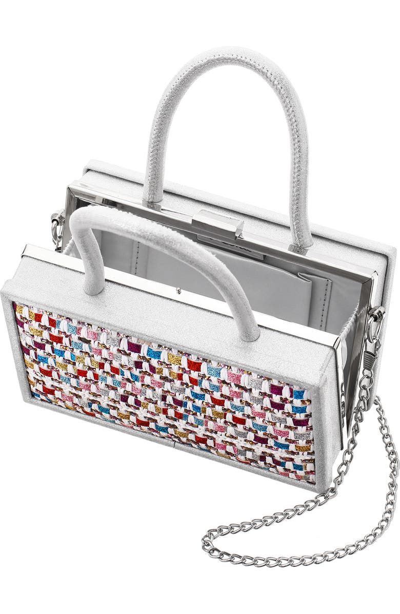 Nina Woven Frame Miniaudiere, Alternate, color,