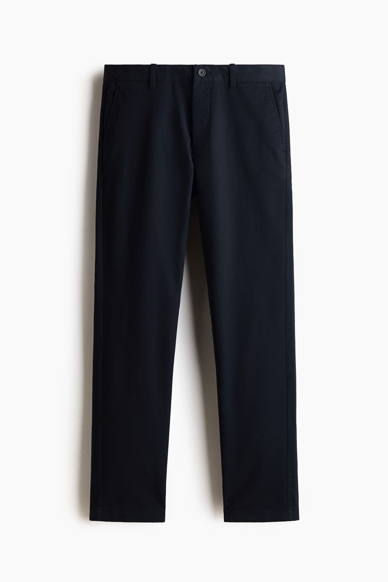 Slim Fit Cotton Chinos, Main, color, Navy blue