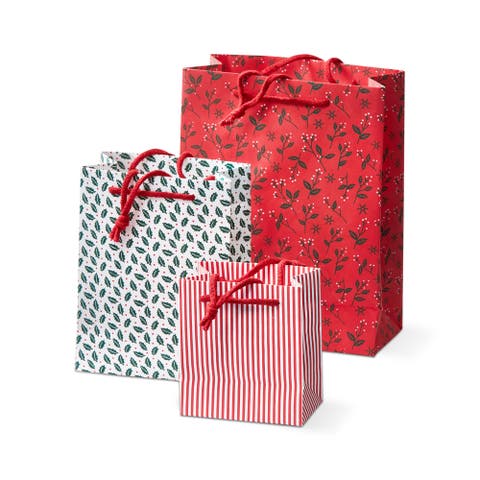 Tis The Season Multicolor Christmas Gift Bag Perfect for Gifting