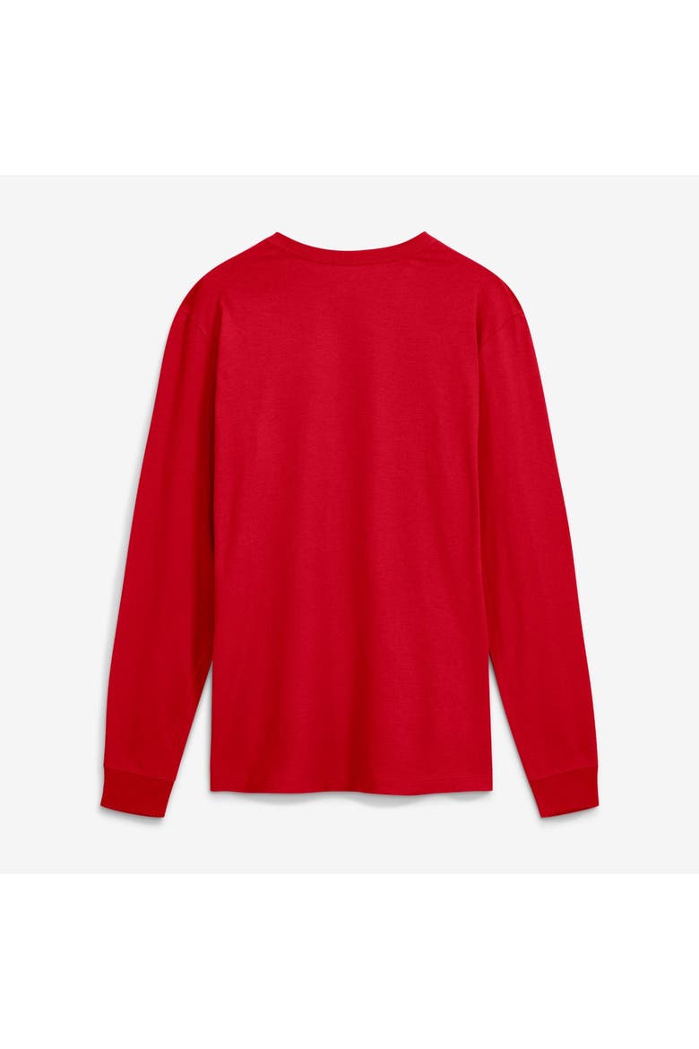 Men's Nike  Scarlet Ohio State Buckeyes 2026 Sideline Slogan Dri-FIT Long Sleeve T-Shirt, Alternate, color, Scarlet