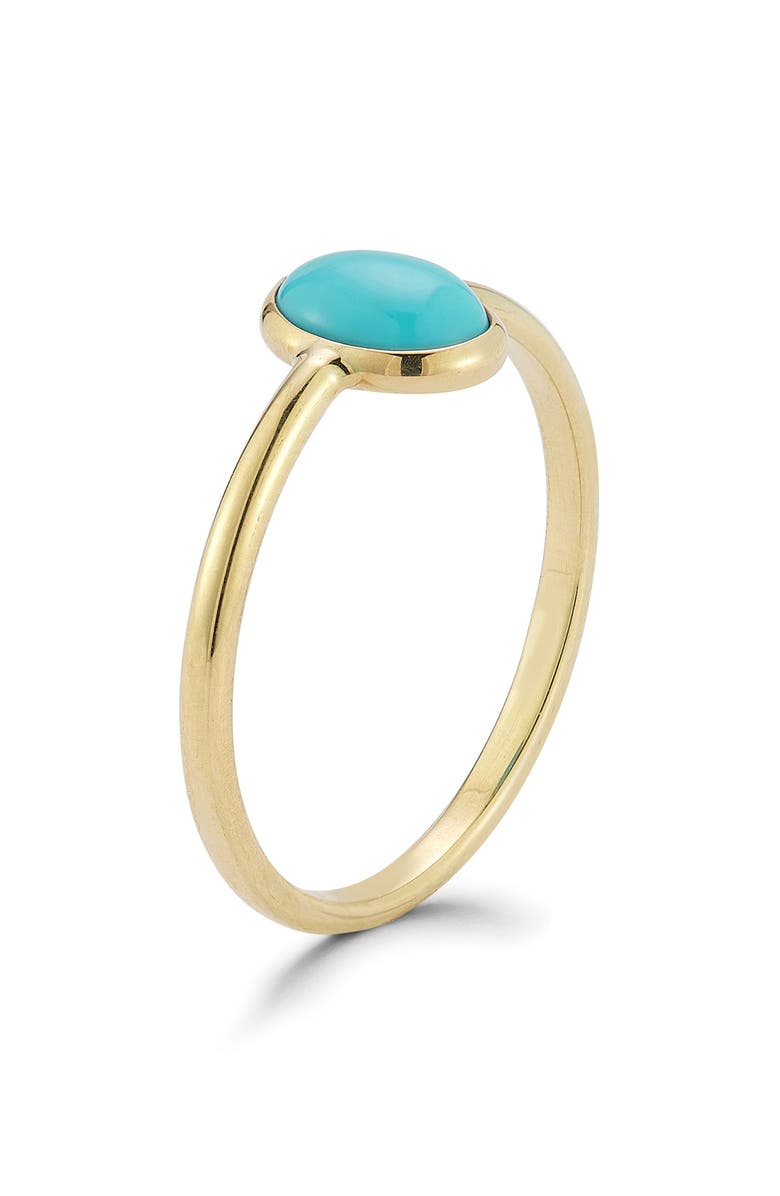 Ember Fine Jewelry 14K Gold Turquoise Ring, Alternate, color, Gold