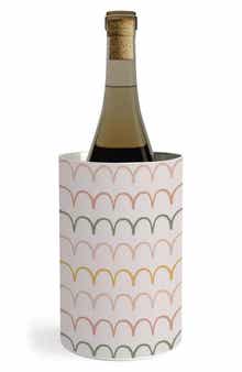 Abstract Waves Stainless Steel Wine Chiller