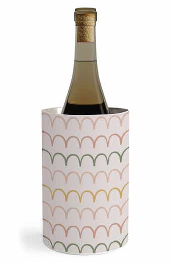 Abstract Waves Stainless Steel Wine Chiller