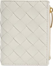 Bottega Veneta Small Intreccio Bifold Leather Wallet