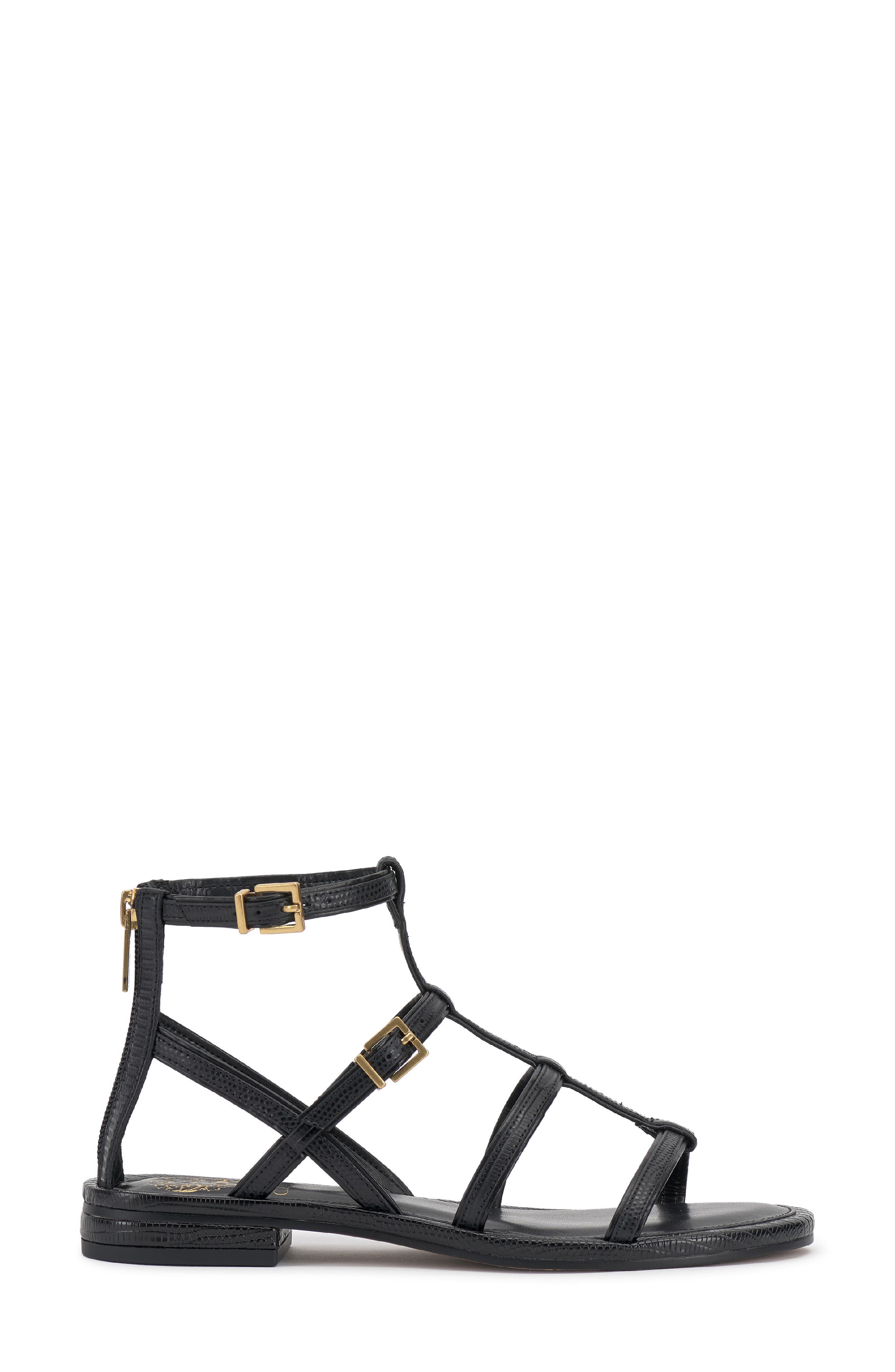 Vince Camuto Luane Strappy Sandal, Alternate, color, Black