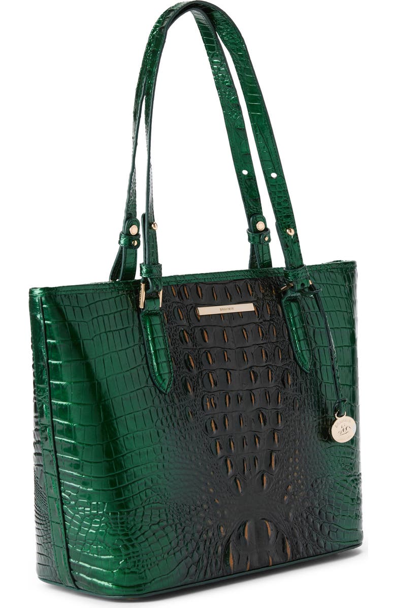 Brahmin Medium Asher Croc Embossed Leather Tote, Alternate, color,