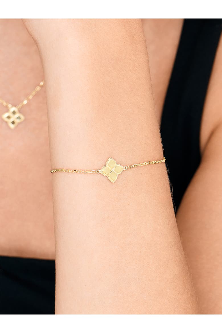 Clover Chain Bracelet in 14K Gold, 12mm, Alternate, color, Yellow Gold