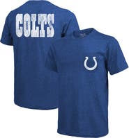Majestic Threads Indianapolis Colts Majestic Threads Tri-Blend Pocket T-Shirt - Heathered Royal
