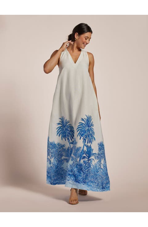 Trees of Blue Eida Dress