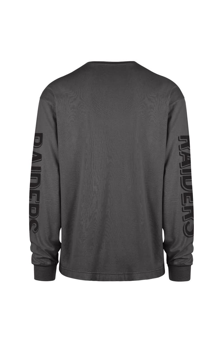'47 Men's '47 Black Las Vegas Raiders Cairn Ravine Foundation Long Sleeve T-Shirt, Alternate, color, Black