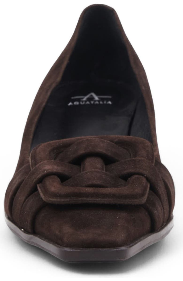 Aquatalia Aloha Pump, Alternate, color, Espresso Suede