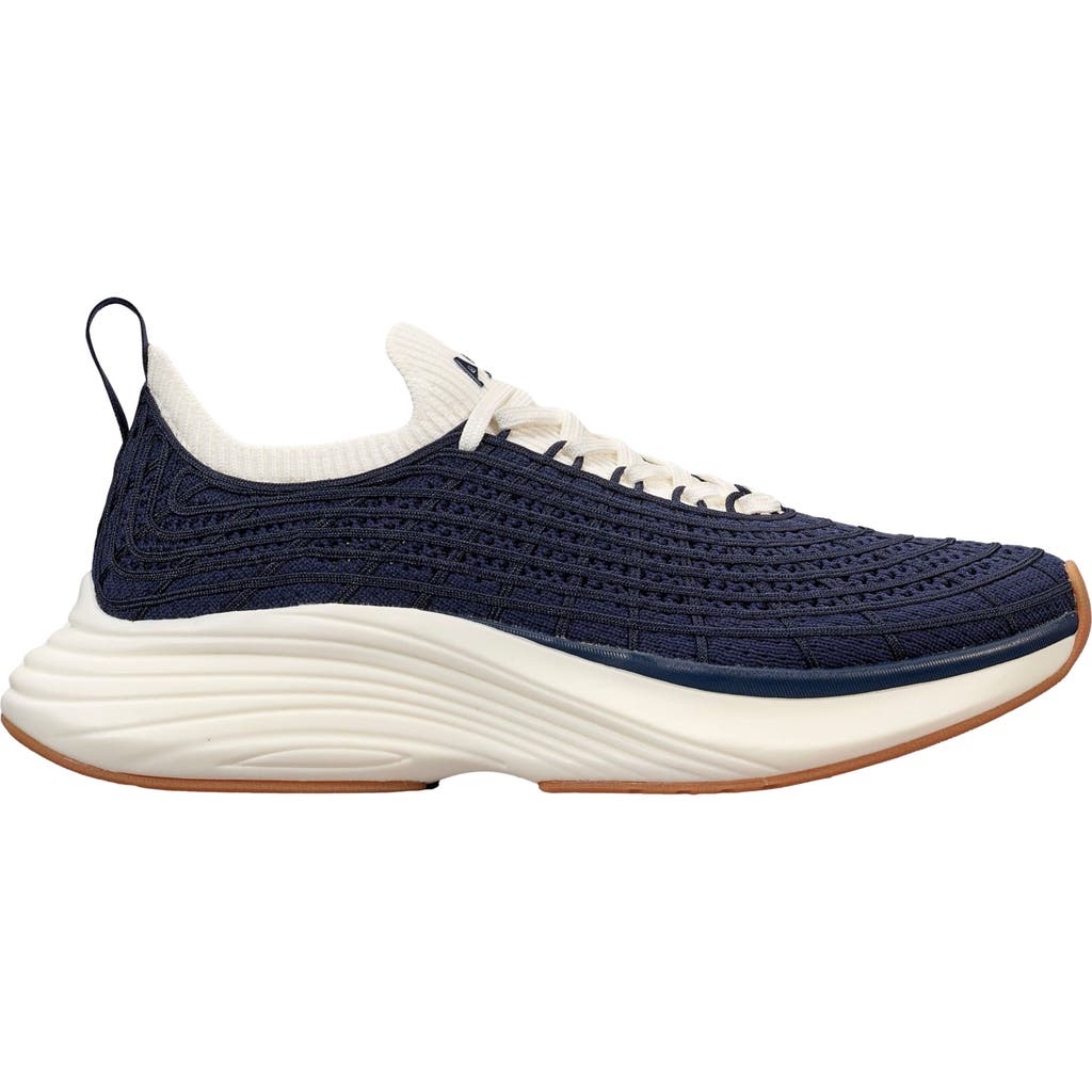 Apl Athletic Propulsion Labs Techloom Zipline Sneakers In Navy/ivory/gum