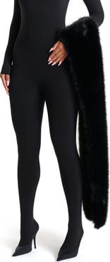 Naked Wardrobe Faux Fur Shawl