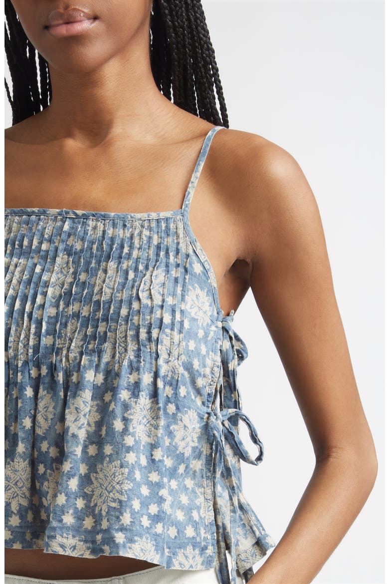 Square Neck Camisole, Alternate, color, INDIGO MEDALLION PRINT