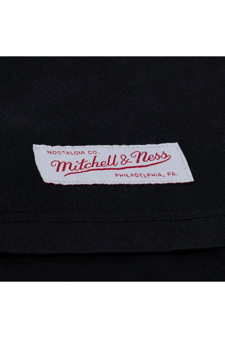 Men's Mitchell & Ness  Black Oklahoma Sooners Monochrome Icon T-Shirt, Alternate, color, Black