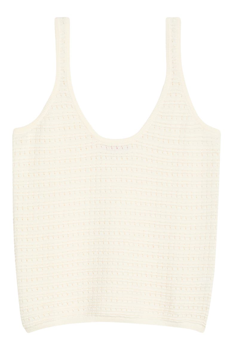 Siena Cotton Sweater Tank, Alternate, color, ANTIQUE WHITE