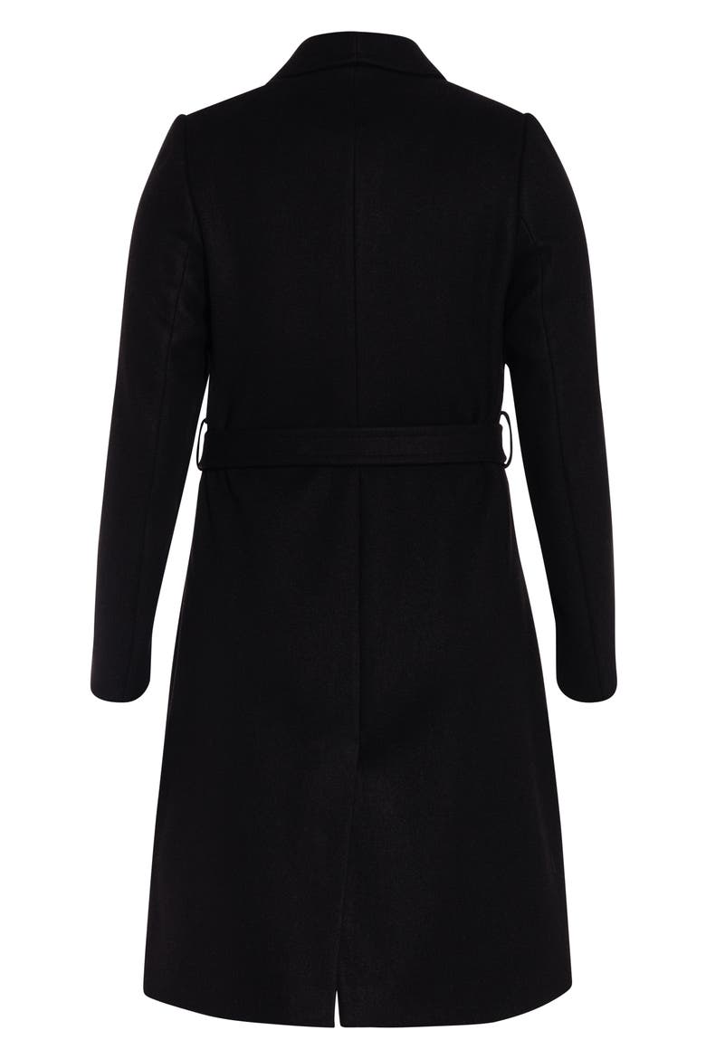 Sultry Military Coat, Alternate, color, BLACK