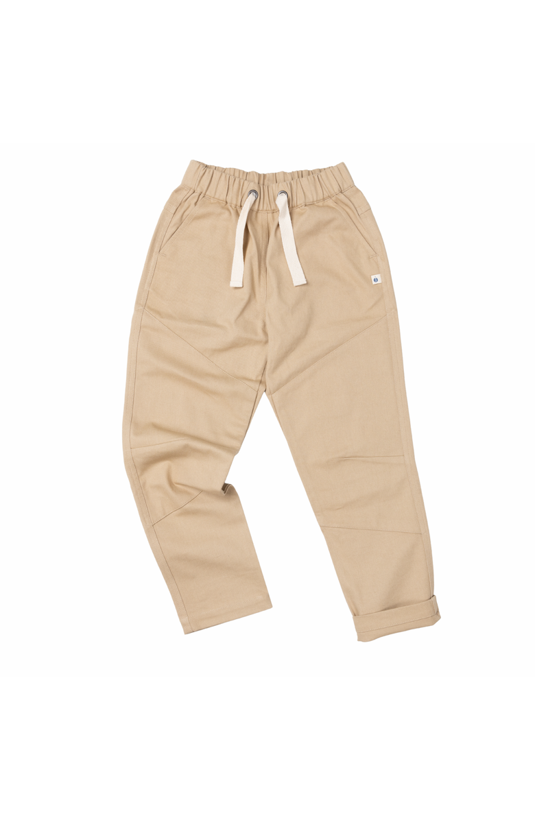 Jackalo Kids' Ash Organic Cotton Twill Pants, Main, color, Khaki