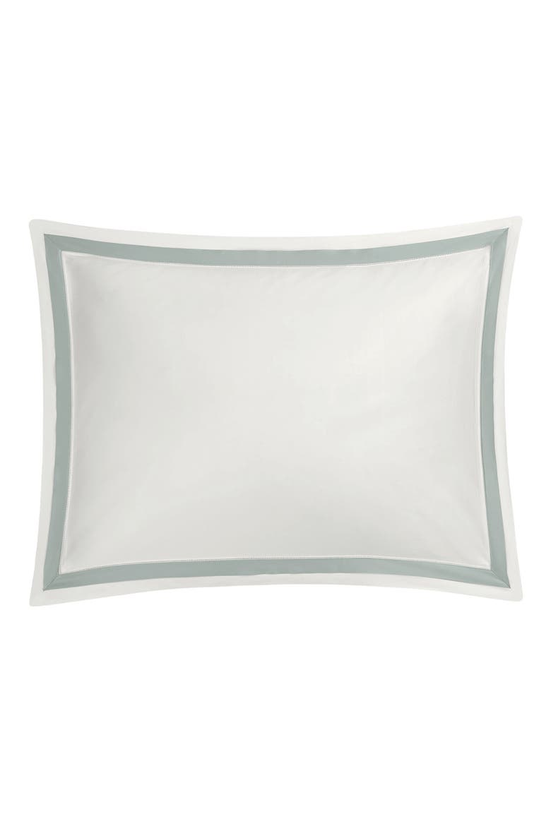 Ambrose Pillow Sham, Main, color, BONE/ CELADON