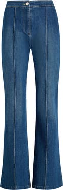 Callas Milano Lola Denim Flareleg Cropped Pant