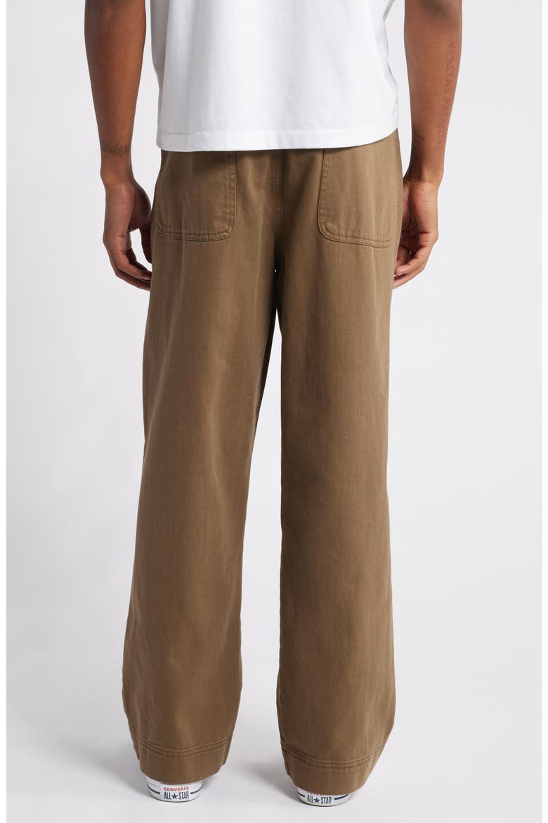 Everyday Straight Leg Pants, Alternate, color, DULL BROWN