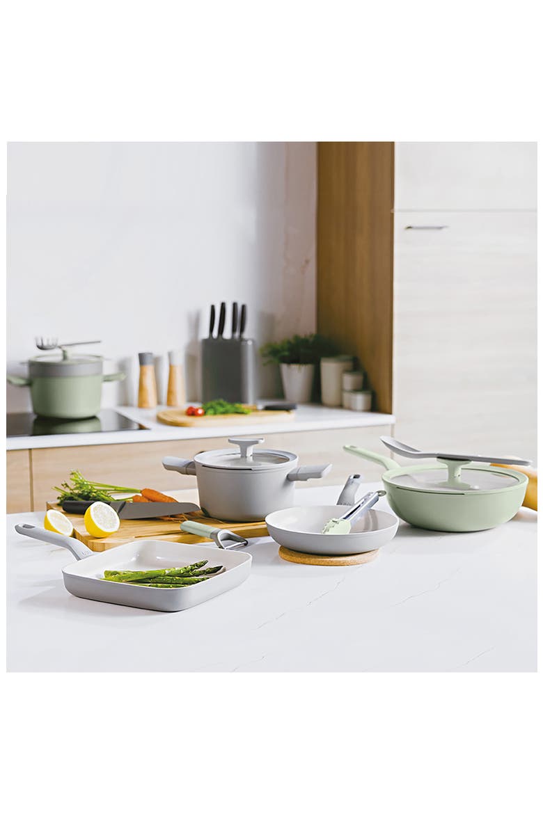 Leo Balance 5.8-Quart Stock Pot, Alternate, color, MOON MIST