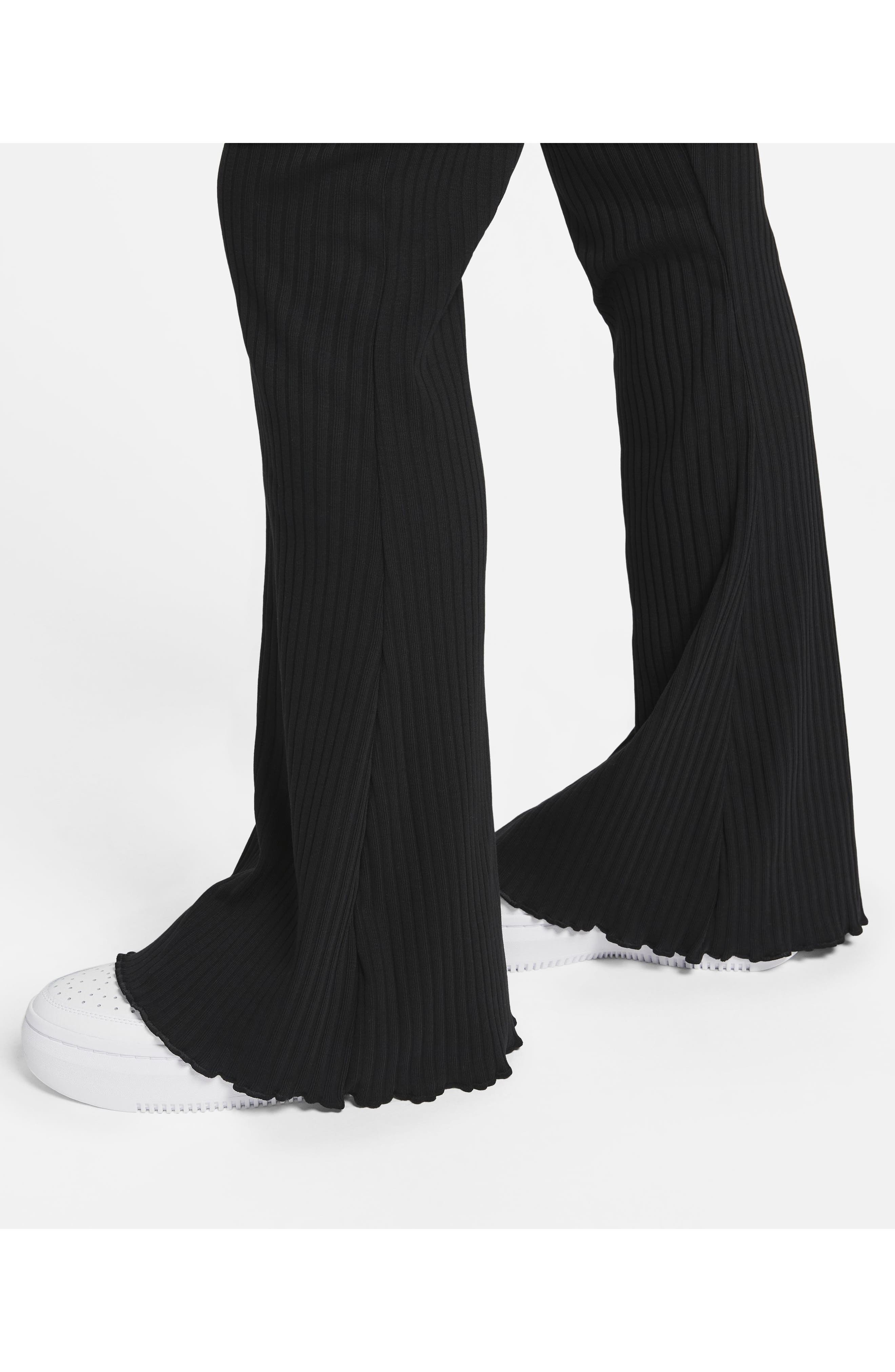 nike femme rib wide leg