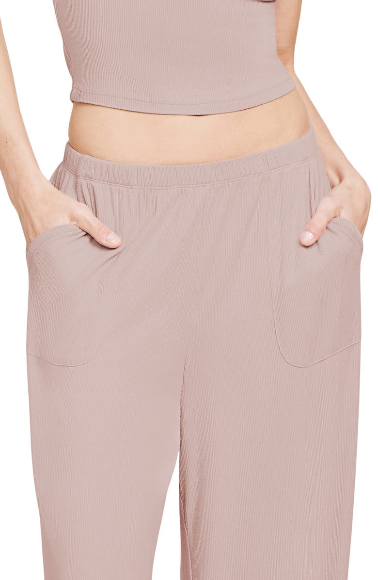 Barefoot Dreams<sup>®</sup> Malibu Collection<sup>®</sup> Ultrasoft Rib Lounge Pants, Alternate, color, Willow