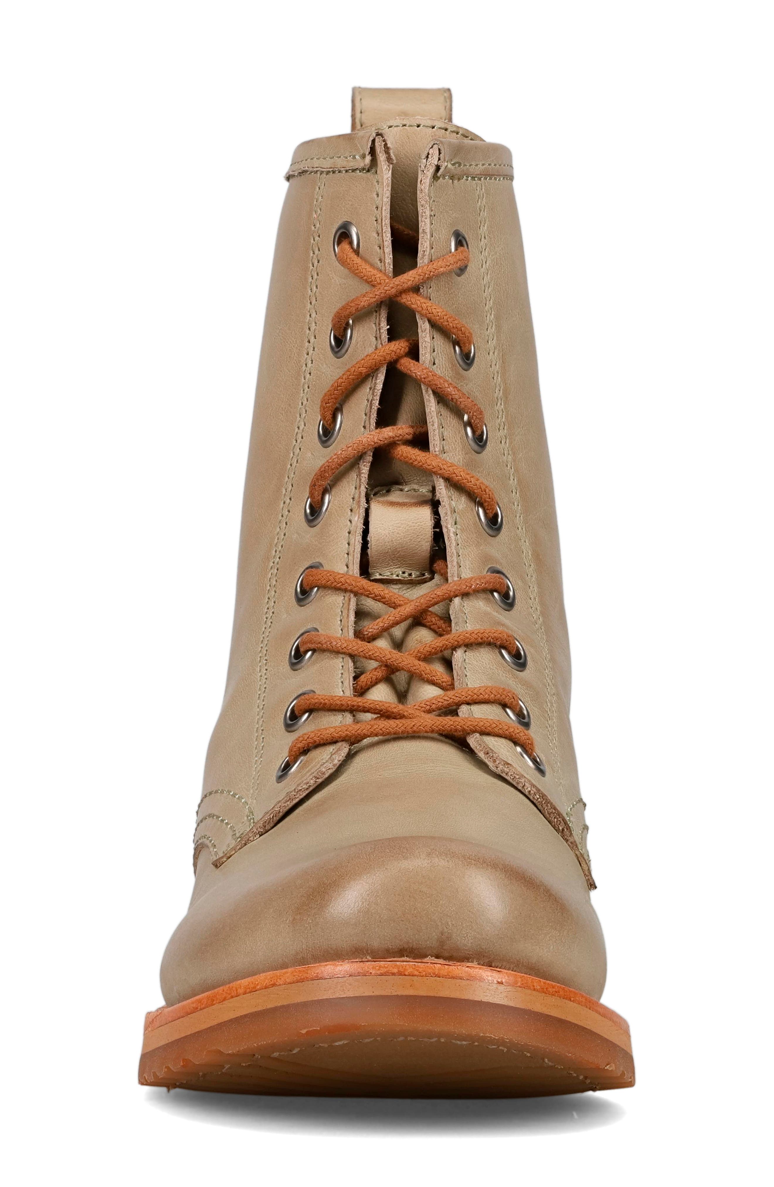 Frye Veronica Flex Combat Boot, Alternate, color, Eucalyptus
