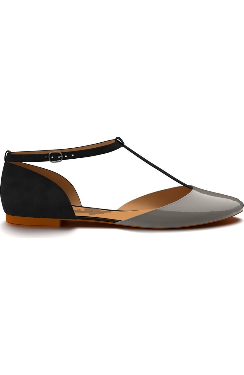 Shoes of Prey T-Strap Flat, Alternate, color,
