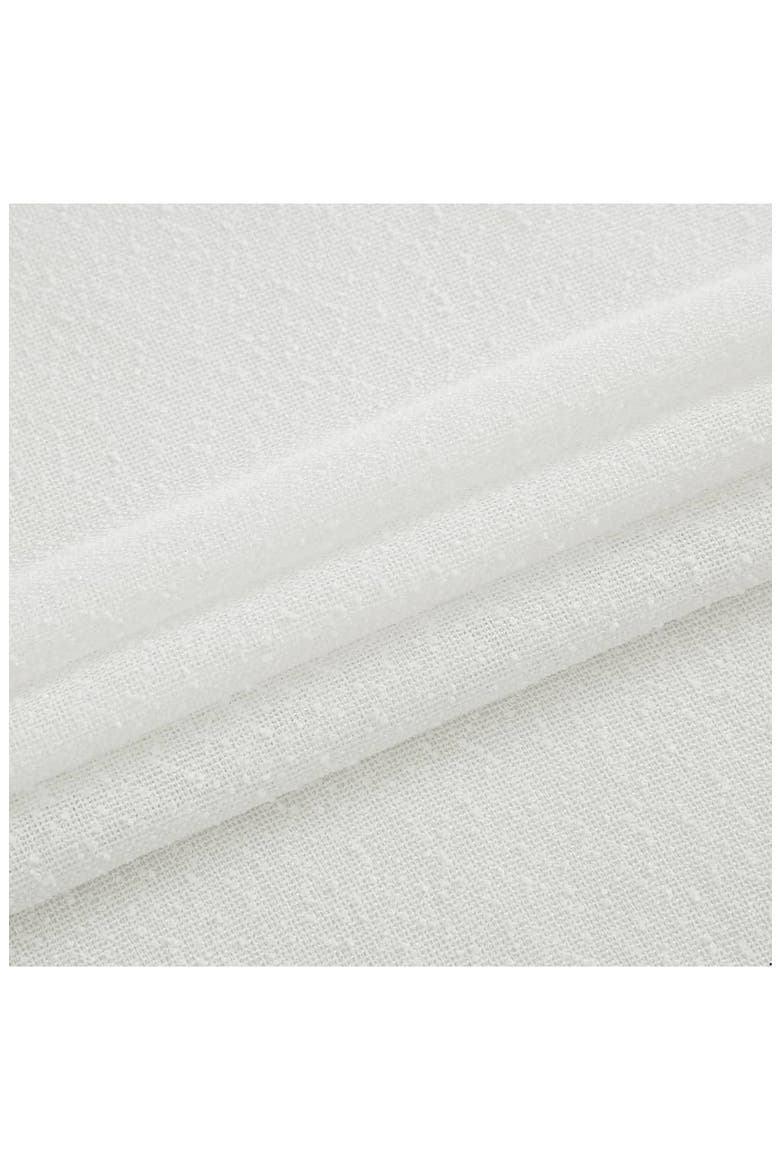 Set of 4 Sheer Curtain Panels, Alternate, color, WHITE