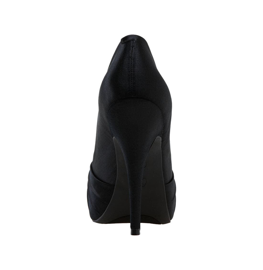 'Alek' Pump, Alternate, color, BLACK SATIN