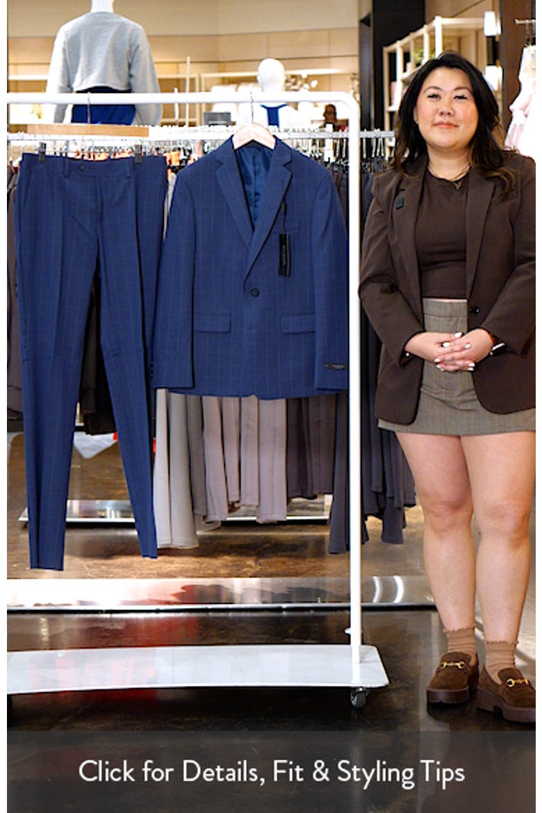 Kids' Blue Windowpane Nested Suit video