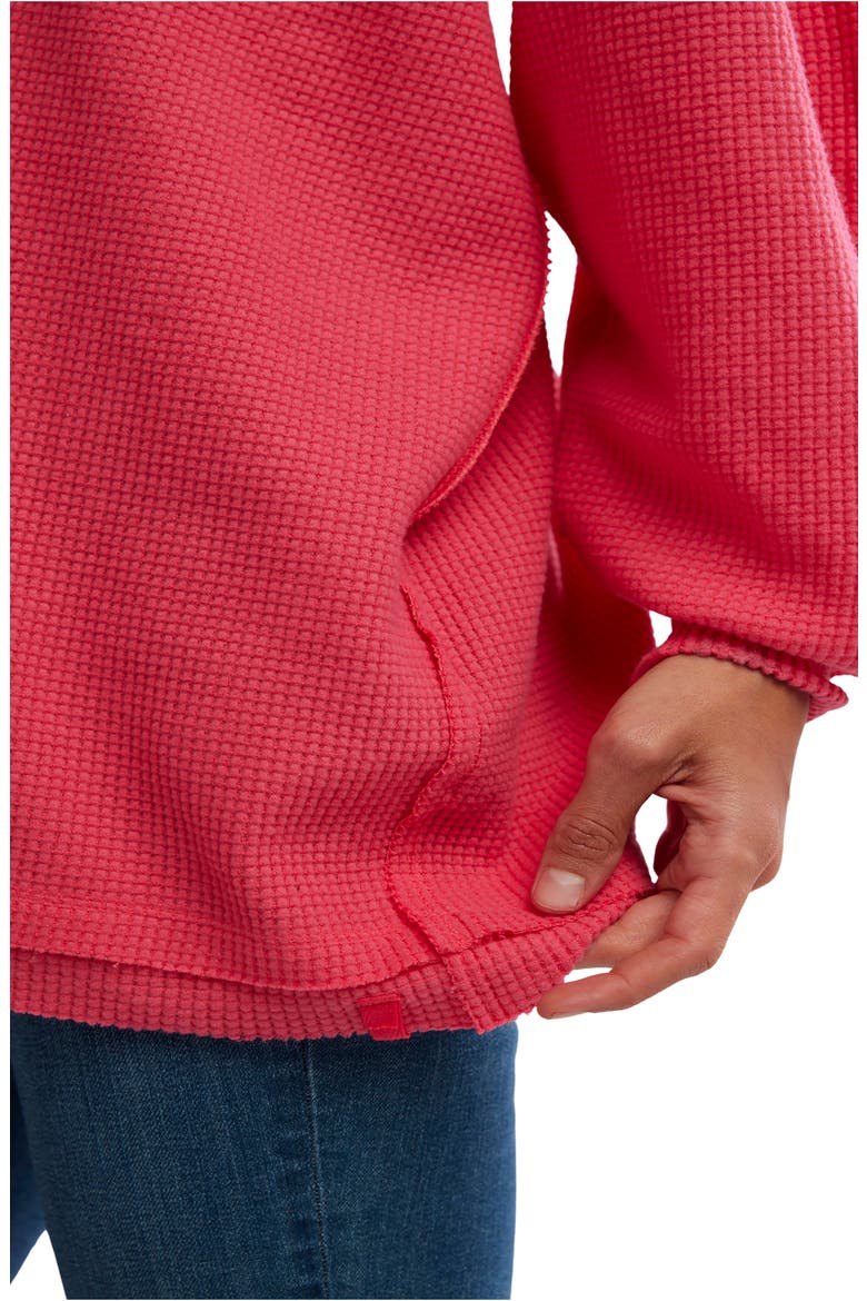 Coast 2 Coast Oversize Thermal Top, Alternate, color, TULIP PINK