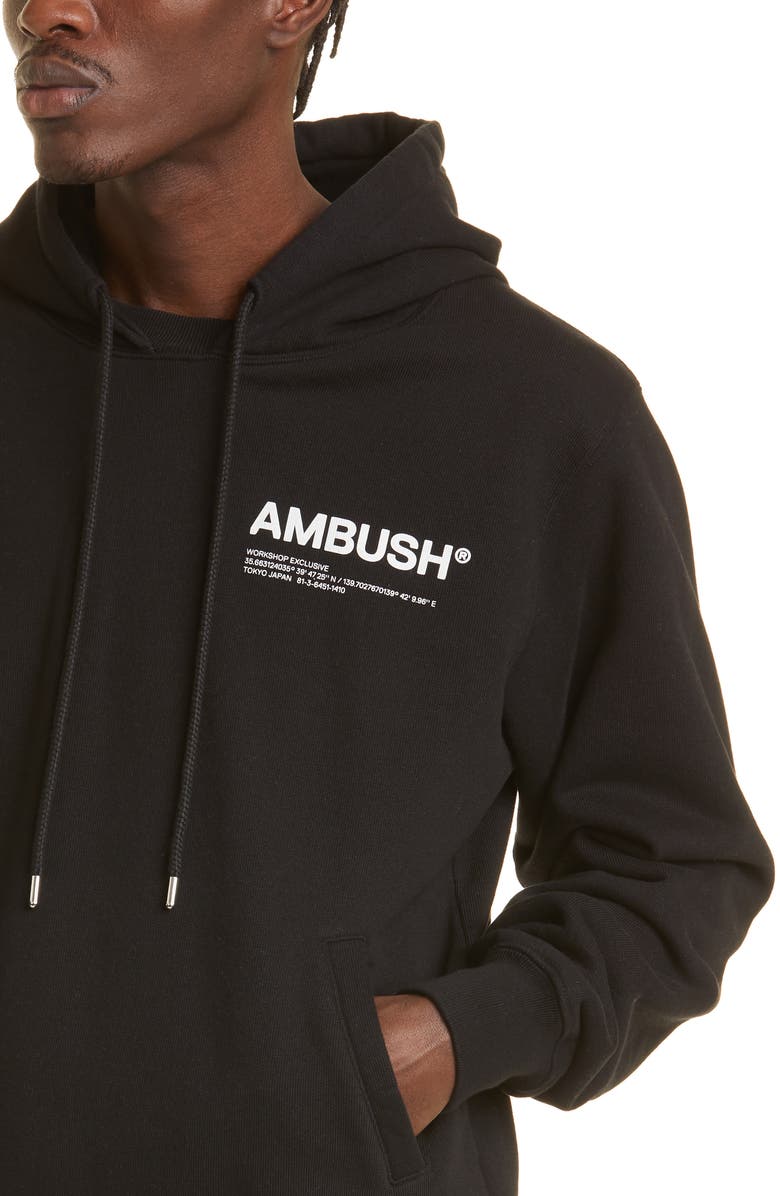 Ambush Men's Workshop Logo Cotton Hoodie, Alternate, color, 