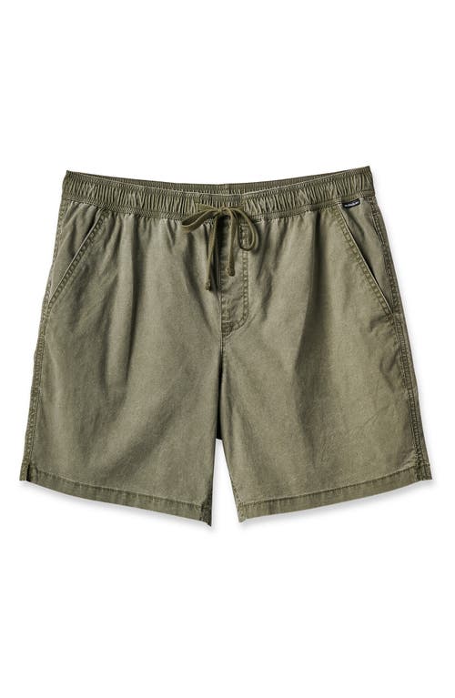 Quiksilver Taxer Stretch Drawstring Shorts In Green