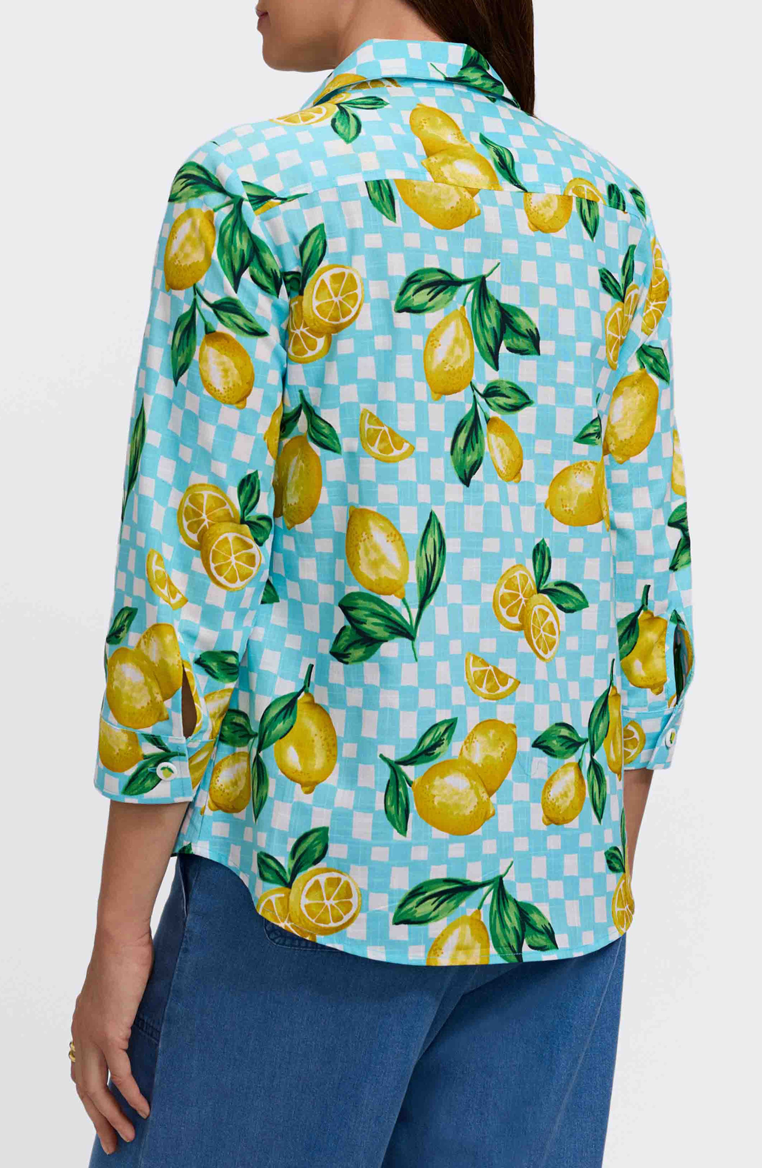Hampton Lemon Linen Blend Shirt - image 2